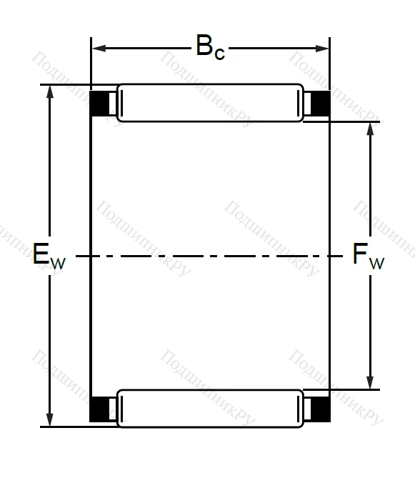 Подшипник K 44x50x39 (KT) в Севастополе