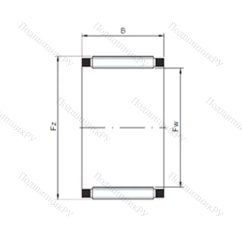 Подшипник игольчатый радиальный K 22x32x24 от производителя  CX