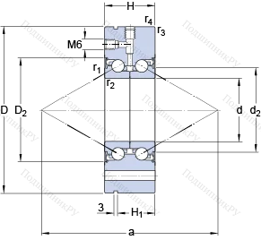 Подшипник BEAM 040115 C-2RSL