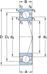 Подшипник 71934 ACD/HCP 4A в Севастополе