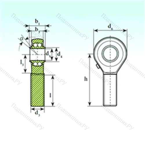 Подшипник шариковый радиальный самоцентрирующийся TSM 10 BB