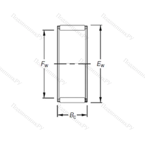 Подшипник игольчатый радиальный K 20X 26X 17BE