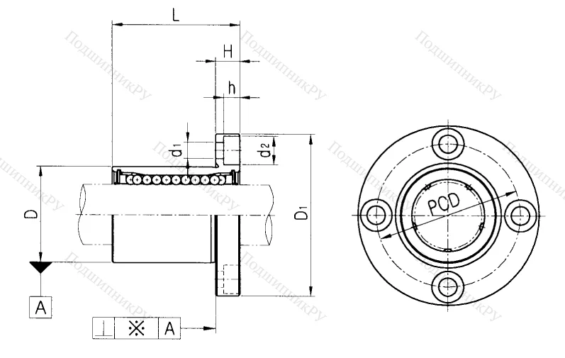 Подшипник LMF 30 UU в Севастополе
