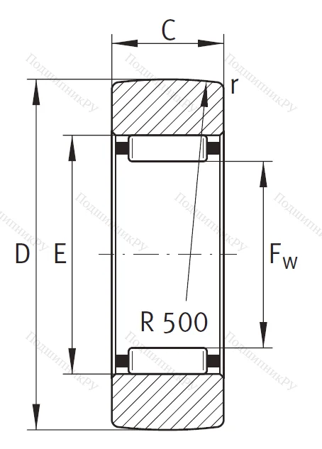 Подшипник RSTO 10 X от производителя  INA