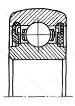 Модификация подшипника 1580209К размер 45x85x21 от производителя  ЕПК