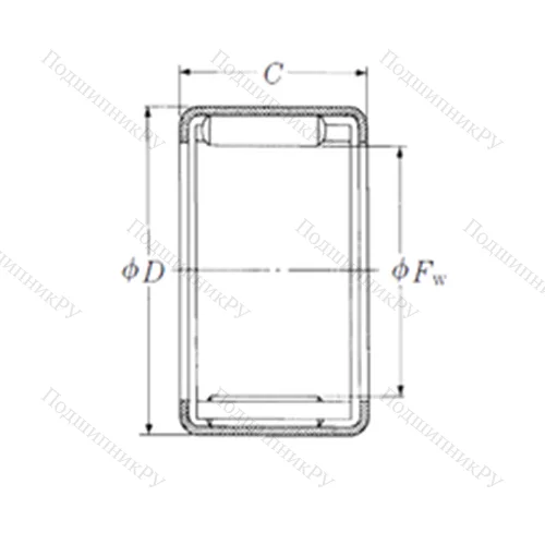 Подшипник игольчатый радиальный FJP-36 от производителя  NSK