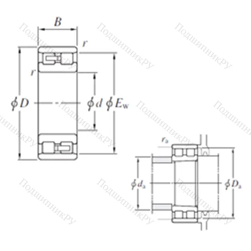 Подшипник роликовый радиальный NN 30/600 от производителя  KOYO