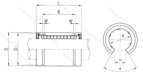 Подшипник LME 12 UU OP в Севастополе
