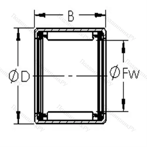 Подшипники игольчатые, дюймовая серия SCE 910PP
