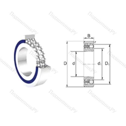 Подшипник шариковый радиальный самоцентрирующийся 2206-2RS