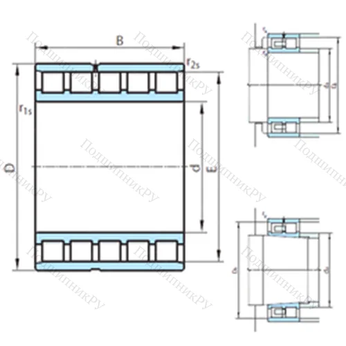 Подшипник роликовый радиальный  510-13