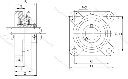 Подшипниковый корпус  F 205 в Севастополе