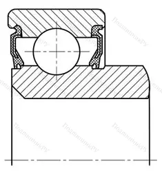 Модификация подшипника 6-520906 размер 31x49x17 от производителя  ГПЗ-3