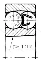Модификация подшипника 111216Л размер 80x140x26 от производителя  ГПЗ-23