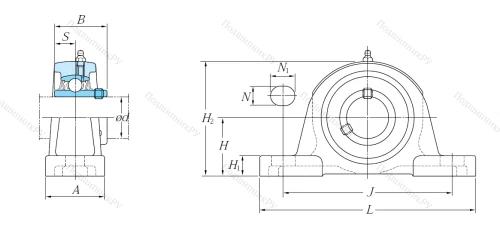 Подшипниковый узел UCP 209 J в Севастополе