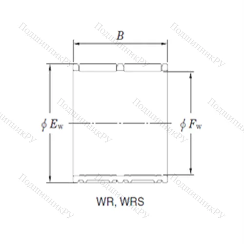 Подшипник игольчатый радиальный WRS 222626