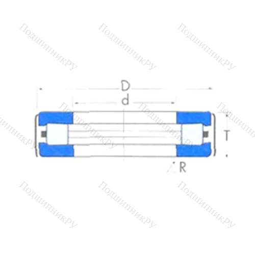 Подшипник роликовый упорный T 1760