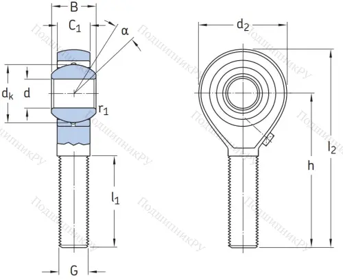 Шарнирная головка POS 10 L в Севастополе
