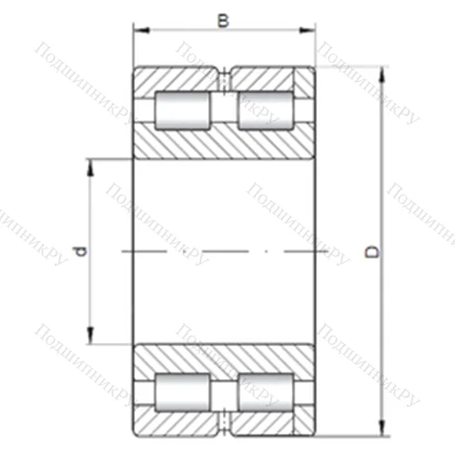 Подшипник роликовый радиальный NNC 4976 V от производителя  CX