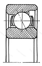 Подшипник  623B (6023) размер 3x10x4 от производителя  SKF Подшипник  623B (6023) размер 3x10x4 от производителя  SKF