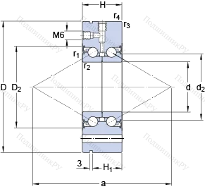 Подшипник BEAM 030100 C-2RSH