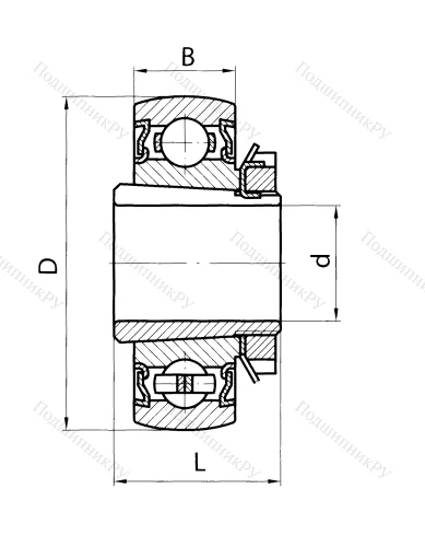 Шариковый однорядный подшипник 680210 A 2H 7C 17 в Севастополе