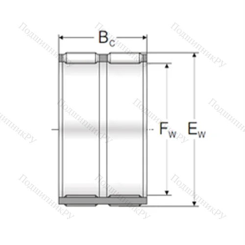 Подшипник игольчатый радиальный K 75x86x40ZWTN