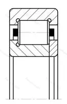 Подшипник  92338 (NUP 338) размер 190x400x78