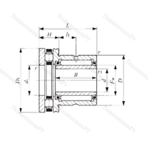 Подшипник комбинированный NBXI 1425