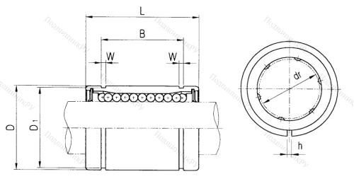 Подшипник LM 25 UU AJ в Севастополе