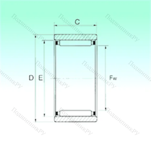 Подшипник игольчатый радиальный RNAO 16x28x12 от производителя  NBS