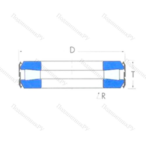 Подшипник роликовый упорный T 1380