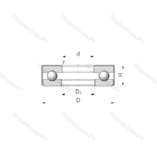 Подшипник шариковый упорный 35TAG 005-G 5 от производителя  NSK