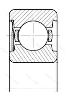 Модификация подшипника 6-60308 размер 40x90x23 от производителя  ГПЗ-8
