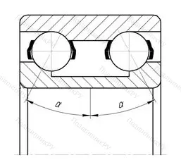 Подшипник  3312 (3056312) размер 60x130x54 от производителя  SKF