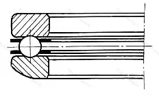 Подшипник  53203 (28203) размер 17x35x13,2 от производителя  SKF Подшипник  53203 (28203) размер 17x35x13,2 от производителя  SKF