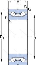 Подшипник BTM 180 BM/P 4CDB в Севастополе