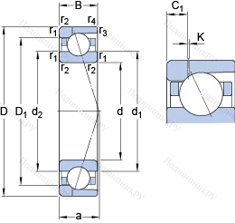 Подшипник 71934 ACD/HCP 4AH 1 в Севастополе