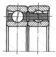 Подшипник  7311B/DB (266311) размер 55x120x58 от производителя  SKF