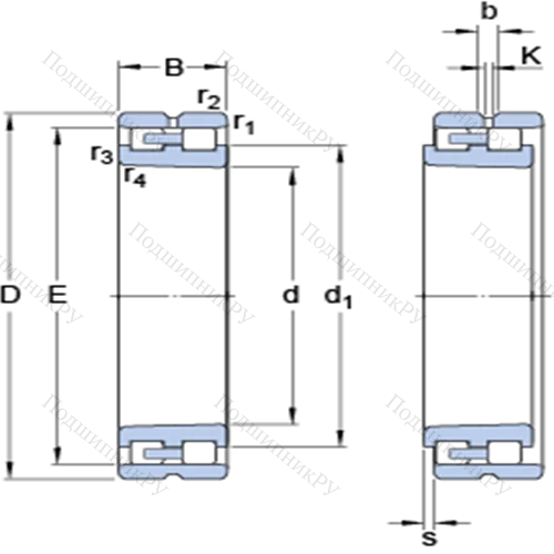 Прецизионные двухрядные цилиндрические роликоподшипники NN 3060 K/SPW 33 от производителя  SKF Прецизионные двухрядные цилиндрические роликоподшипники NN 3060 K/SPW 33 от производителя  SKF