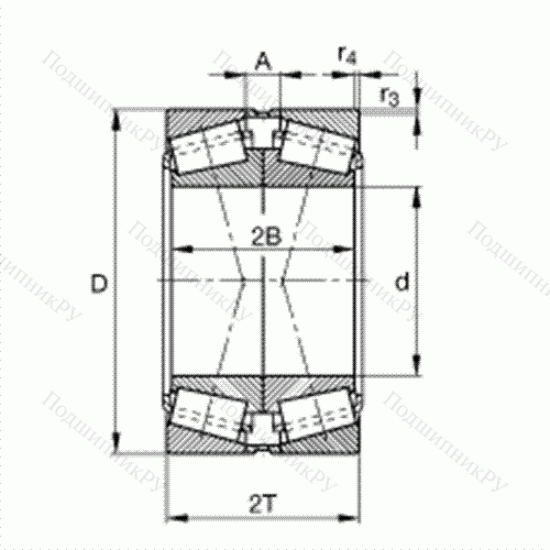 Подшипник роликовый конический 32948-N 11CA-A 440-500 от производителя  FAG Подшипник роликовый конический 32948-N 11CA-A 440-500 от производителя  FAG
