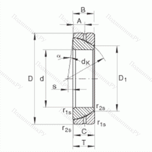 Подшипник шарнирный GE 160-SX